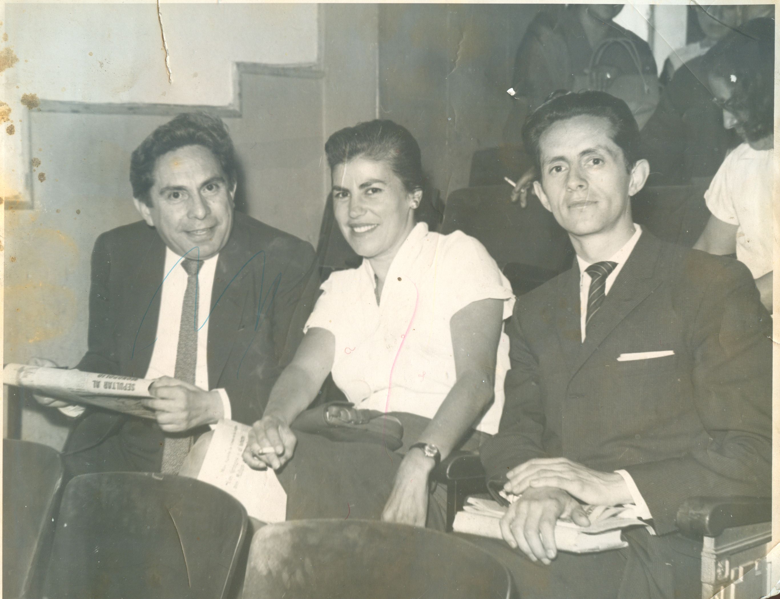José Revueltas, María Antonieta Domínguez y Enrique González Rojo Arthur.